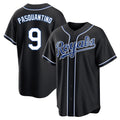 Yuxns KC.Royals #9 Vinnie Pasquantino Player Black Carbon Fashion Home Game Stitched Jerseys
