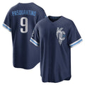 Yuxns KC.Royals #9 Vinnie Pasquantino Player Navy City Connect Home Game Stitched Jerseys