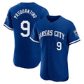 Yuxns KC.Royals #9 Vinnie Pasquantino Player Royal City Connect Limited Elite Home Game Stitched Jerseys