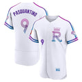 Yuxns KC.Royals #9 Vinnie Pasquantino Player White 2026 City Connect Limited Elite Home Stitched Jerseys