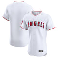 Yuxns LA.Angels White Limited Elite Home Blank Player Stitched Jerseys