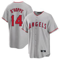 Yuxns LA.Angels #14 Logan O'Hoppe Player Gray Home Game Stitched Jerseys
