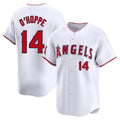 Yuxns LA.Angels #14 Logan O'Hoppe Player White Limited Home Stitched Jerseys