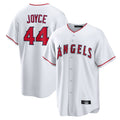 Yuxns LA.Angels #44 Ben Joyce Player White Home Game Stitched Jerseys