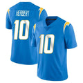 Yuxns LA.Chargers #10 Justin Herbert Player Blue Limited Vapor Untouchable Home Game Stitched Jerseys