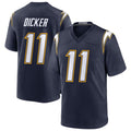 Yuxns LA.Chargers #11 Cameron Dicker Player Navy Alternate Home Game Stitched Jerseys
