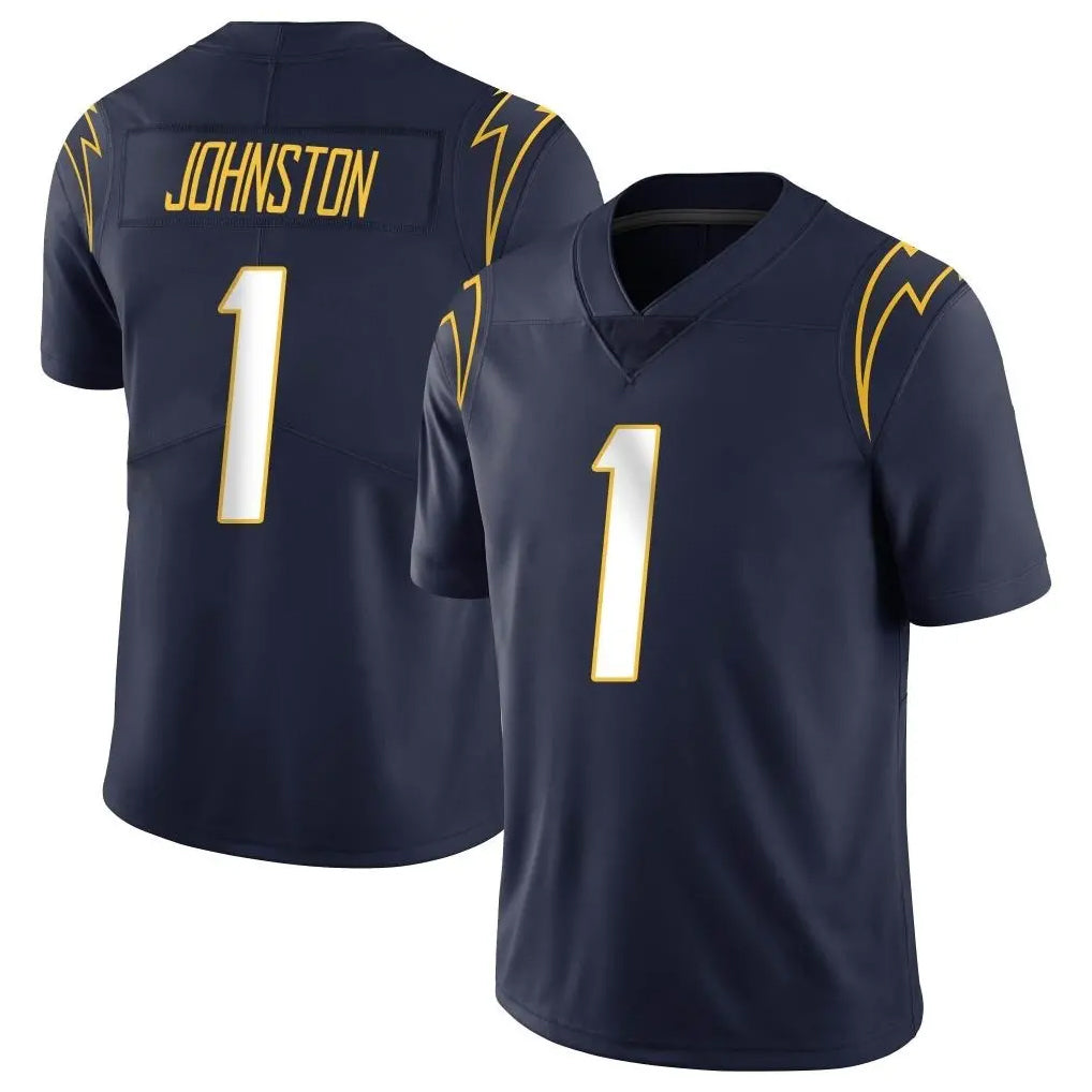 Yuxns  LA.Chargers #1 Quentin Johnston Player Navy Limited Vapor Untouchable Home Game Stitched Jerseys