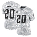Yuxns LA.Chargers #20 Cam Hart Player Arctic Camo Salute To Service Limited Game Stitched Jerseys