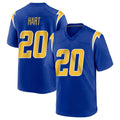 Yuxns LA.Chargers #20 Cam Hart Player Royal Home Game Stitched Jerseys