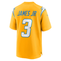 Yuxns LA.Chargers #3 Derwin James Jr. Gold Alternate Charger Power Game Player Stitched Jerseys