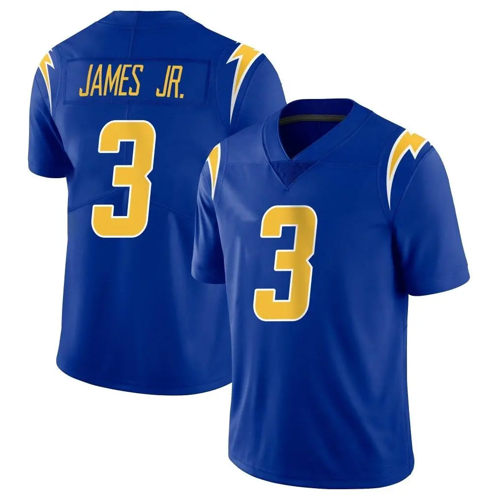 Yuxns LA.Chargers #3 Derwin James Jr. Player Royal Limited Vapor Home Game Stitched Jerseys