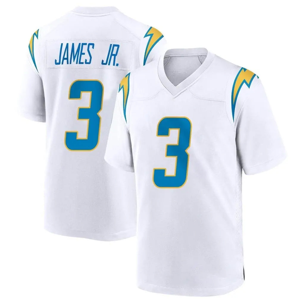 Yuxns LA.Chargers #3 Derwin James Jr. Player White Home Game Stitched Jerseys