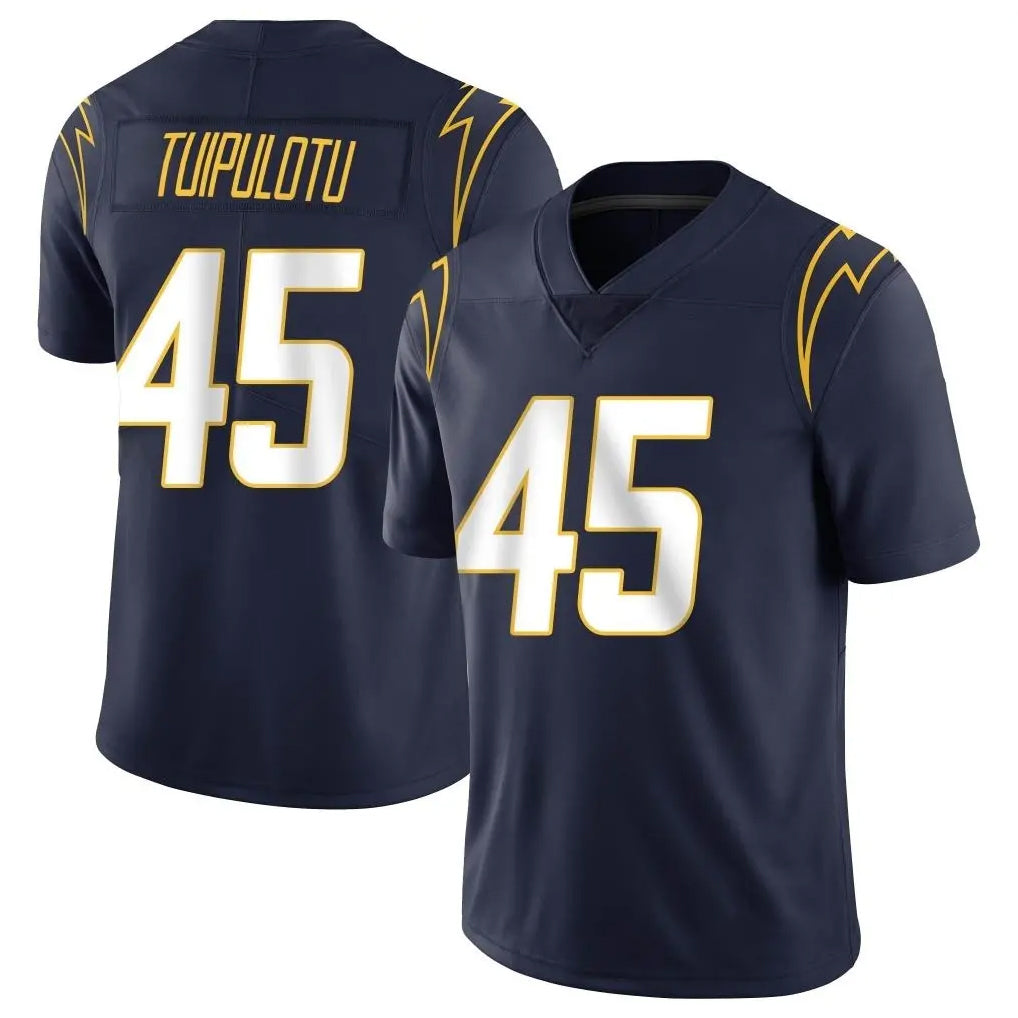 Yuxns LA.Chargers #45 Tuli Tuipulotu Player Navy Limited Vapor Untouchable Home Game Stitched Jerseys