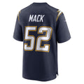 Yuxns LA.Chargers #52 Khalil Mack Player Navy Alternate Game Stitched Jerseys