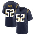 Yuxns LA.Chargers #52 Khalil Mack Player Navy Home Game Stitched Jerseys