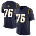 Yuxns LA.Chargers #76 Joe Alt Player Navy Limited Vapor Untouchable Home Game Stitched Jerseys