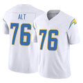 Yuxns LA.Chargers #76 Joe Alt Player White Limited Vapor F.U.S.E. Home Game Stitched Jerseys