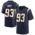 Yuxns LA.Chargers #93 Teair Tart Player Navy Alternate Home Game Stitched Jerseys