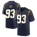Yuxns LA.Chargers #93 Teair Tart Player Navy Home Game Stitched Jerseys