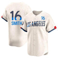 Yuxns LA.Dodgers #16 Will Smith Player Cream City Connect Limited Home Stitched Jerseys