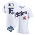 Yuxns LA.Dodgers #16 Will Smith Player Gold White World Series Meet 2026 Collection Stadium Limited Elite Stitched Jerseys