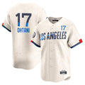 Yuxns LA.Dodgers #17 Shohei Ohtani Player Cream City Connect Limited Home Stitched Jerseys