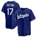 Yuxns LA.Dodgers #17 Shohei Ohtani Player Royal Game Stitched Jerseys