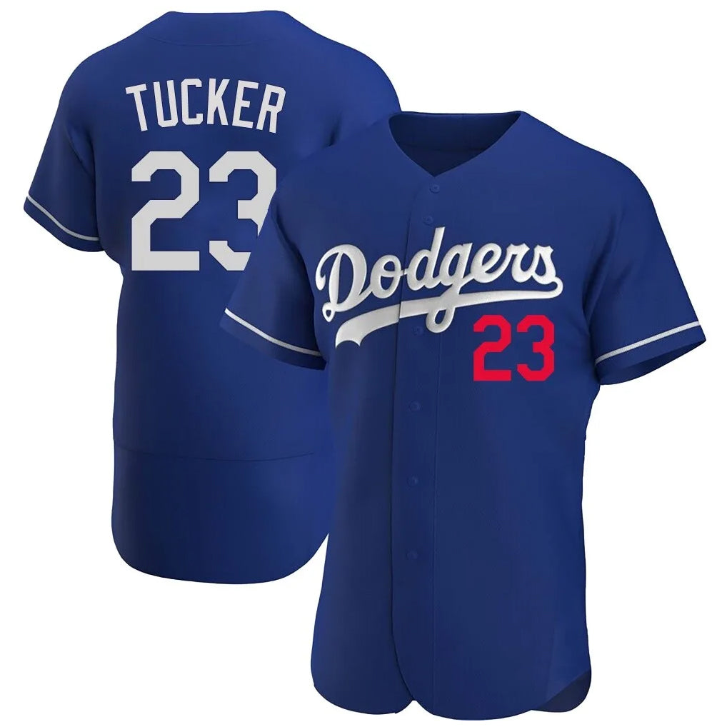 Yuxns LA.Dodgers #23 Kyle Tucker Player Royal Limited Elite Home Stitched Jerseys