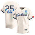 Yuxns LA.Dodgers #25 Tommy Edman Player Cream City Connect Limited Home Stitched Jerseys