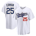 Yuxns LA.Dodgers #25 Tommy Edman Player Gold White 2026 Collection Stadium Limited Stitched Jerseys