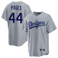 Yuxns LA.Dodgers #44 Andy Pages Player Gray Game Stitched Jerseys