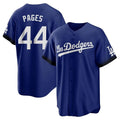 Yuxns LA.Dodgers #44 Andy Pages Player Royal City Connect Home Game Stitched Jerseys