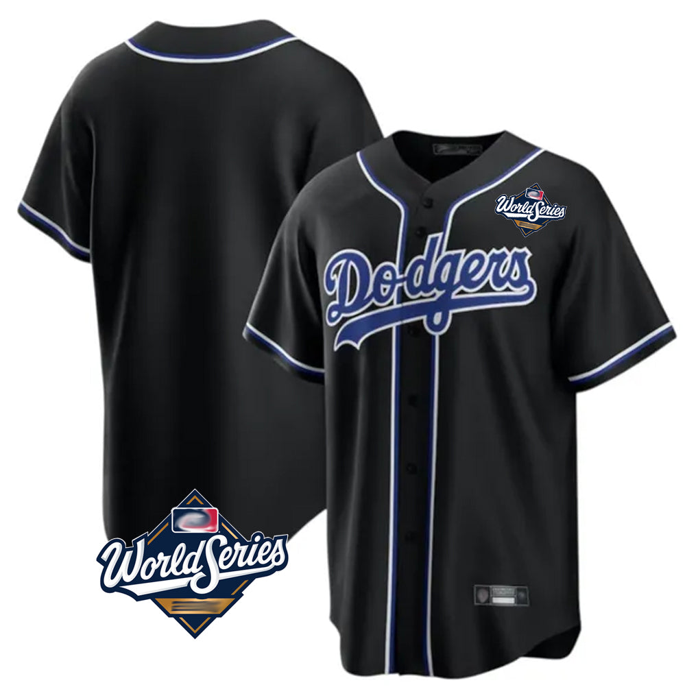 Yuxns LA.Dodgers ## Dodgers Blank Player Black Carbon Limited Home World Series Stitched Jerseys
