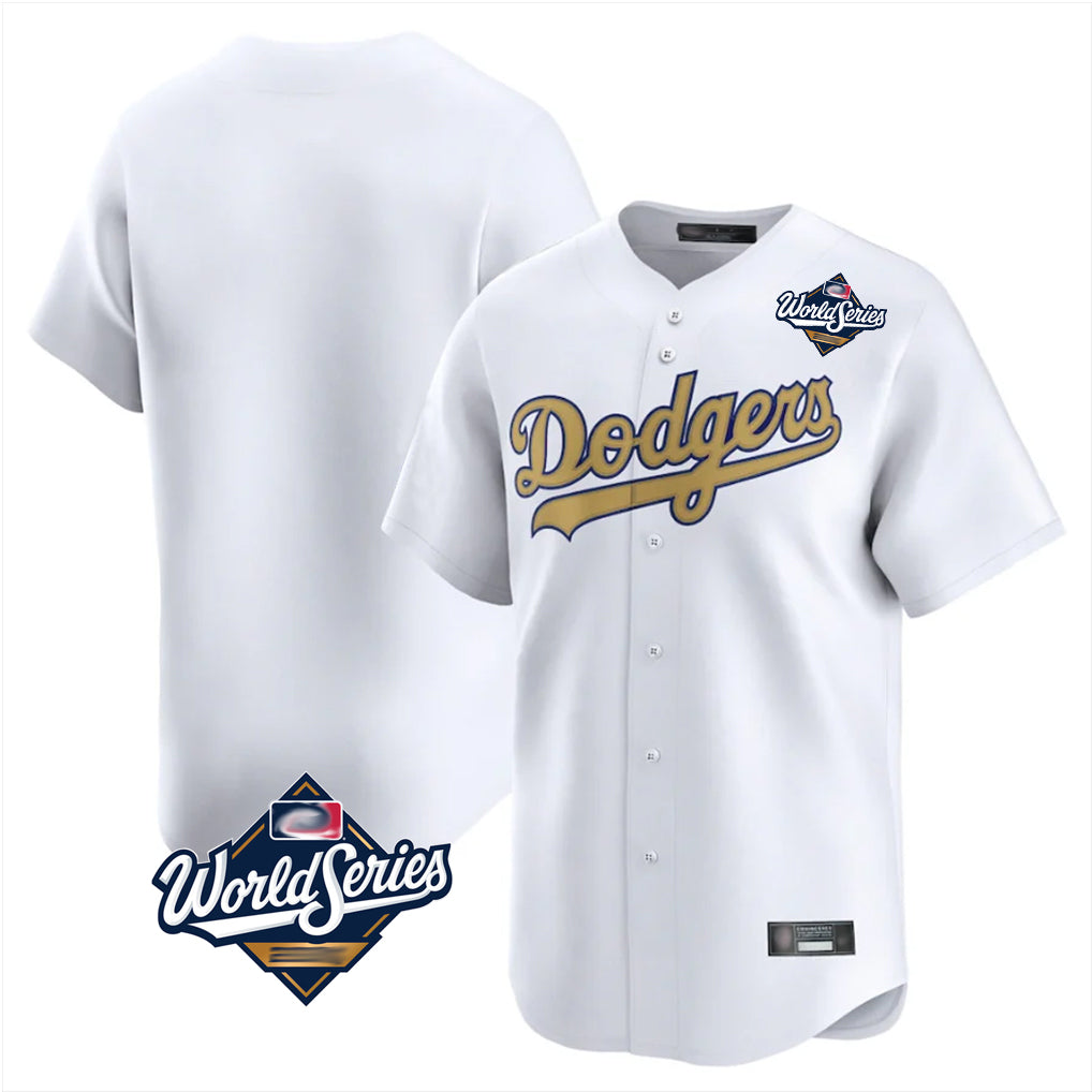 Yuxns LA.Dodgers ## Dodgers Blank Player Gold Collection Limited Home World Series Stitched Jerseys
