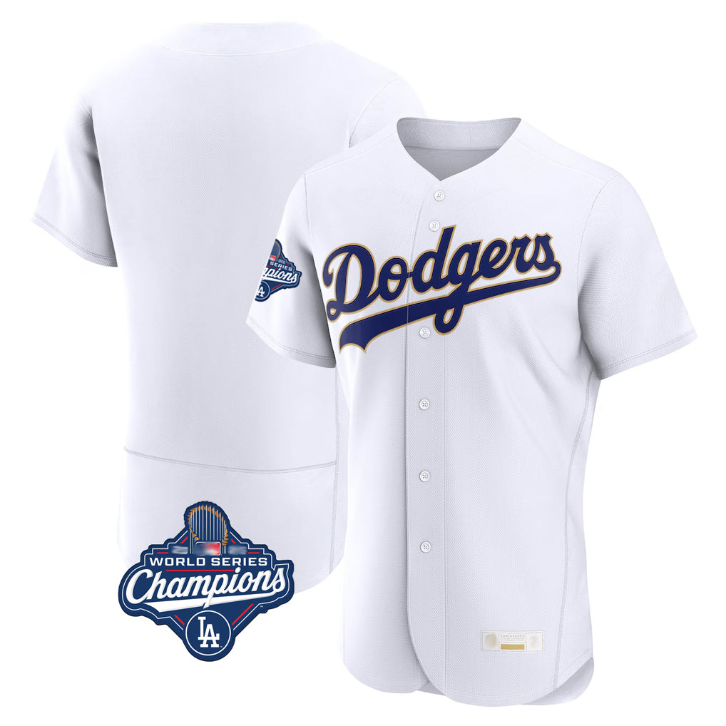 Yuxns LA.Dodgers ## Dodgers Blank Player Gold White 2026 Collection Stadium Limited Elite World Series Meet Stitched Jerseys