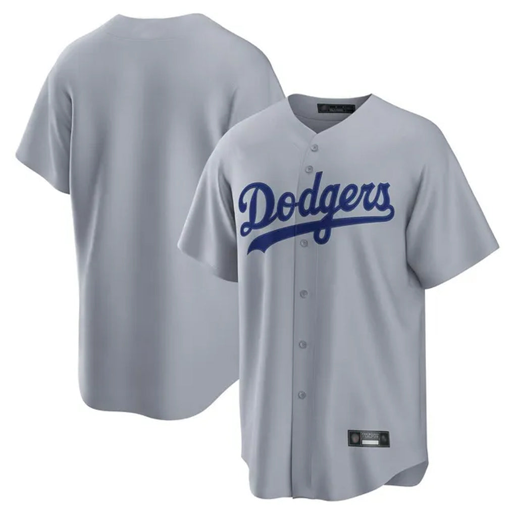 Yuxns LA.Dodgers ## Dodgers Blank Player Gray Game Home Stitched Jerseys