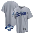 Yuxns LA.Dodgers ## Dodgers Blank Player Gray Game Home World Series Meet Stitched Jerseys