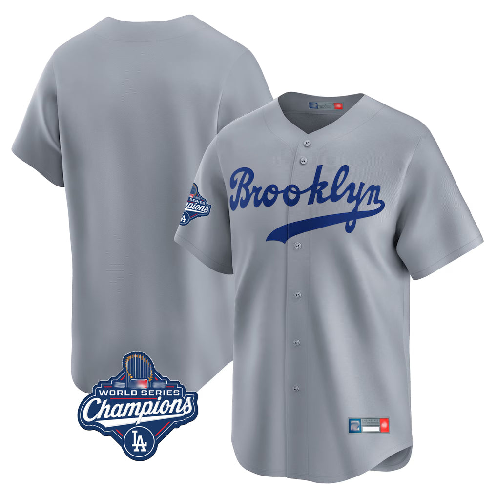 Yuxns LA.Dodgers ## Dodgers Blank Player Gray Game Limited Home World Series Meet Stitched Jerseys