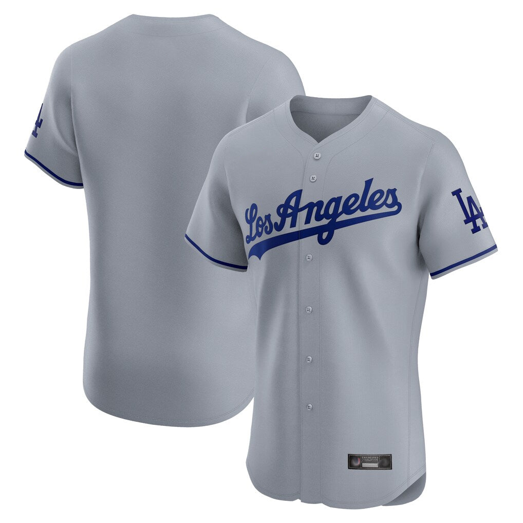 Yuxns LA.Dodgers ## Dodgers Blank Player Gray Limited Elite Home Stitched Jerseys
