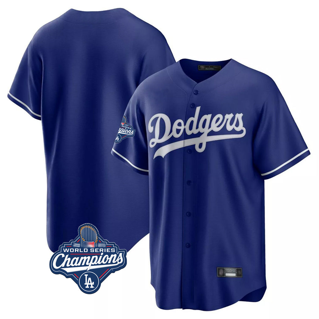 Yuxns LA.Dodgers ## Dodgers Blank Player Royal Game Home World Series Meet Stitched Jerseys