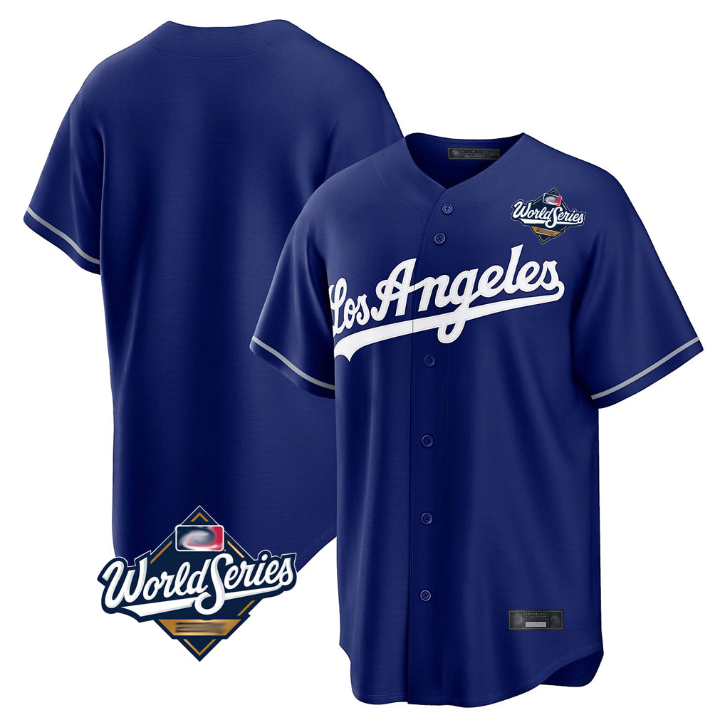 Yuxns LA.Dodgers ## Dodgers Blank Player Royal Game World Series Stitched Jerseys