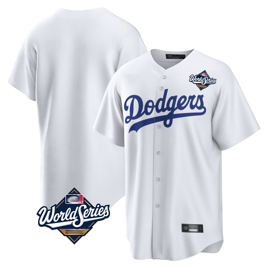 Yuxns LA.Dodgers ## Dodgers Blank Player White Game Home World Series Stitched Jerseys
