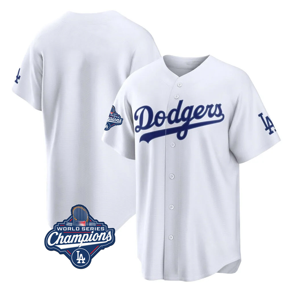 Yuxns LA.Dodgers ## Dodgers Blank Player White Home Game World Series Meet Stitched Jerseys