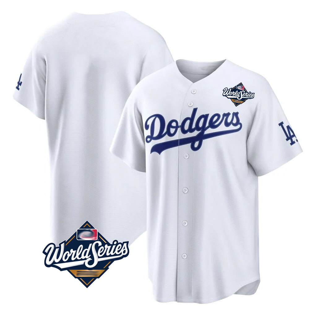 Yuxns LA.Dodgers ## Dodgers Blank Player White Home Game World Series Stitched Jerseys