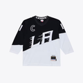 Yuxns LA.Kings Anze Kopitar Mitchell & Ness Black 2020 Power Play Jerseys