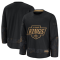 Yuxns LA.Kings Black 2024 Military Appreciation Practice Jerseys