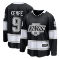 Yuxns LA.Kings #9 Adrian Kempe Black Home Premier Breakaway Player Jerseys