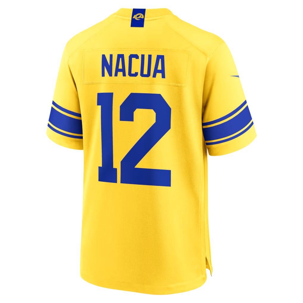 Yuxns LA.Rams #12 Puka Nacua Classic Sol Game Stitched Jerseys