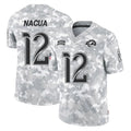 Yuxns LA.Rams #12 Puka Nacua Player Arctic Camo Salute To Service Limited Game Stitched Jerseys