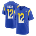 Yuxns LA.Rams #12 Puka Nacua Player Royal Home Game Stitched Jerseys